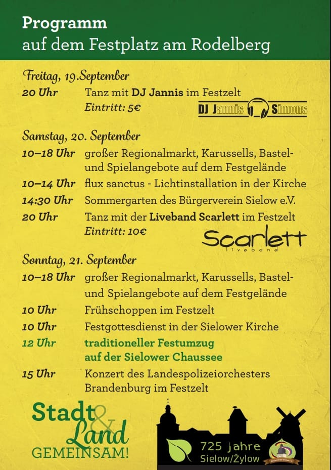 725 Jahre Sielow
